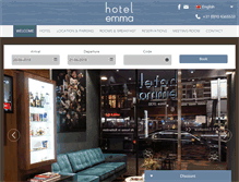 Tablet Screenshot of hotelemma.nl